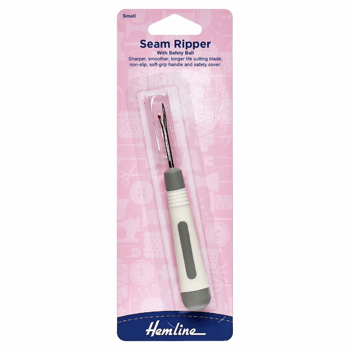 Soft Grip Seam Ripper With Safety Ball