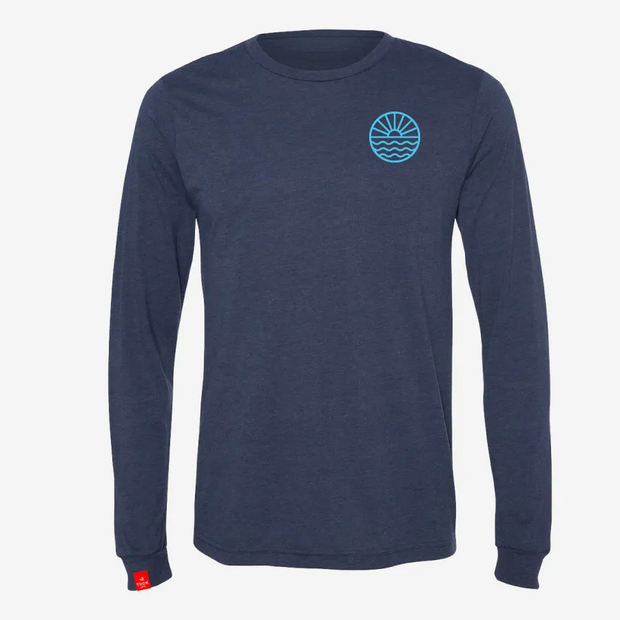 Sun Wave Long Sleeve Unisex T-Shirt