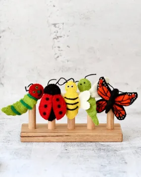 Tara Treasures | Insects and Bugs Finger Puppet Set