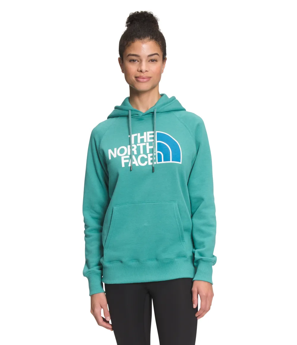 'The North Face' Women's Half Dome Pullover Hoodie - Porcelain Green