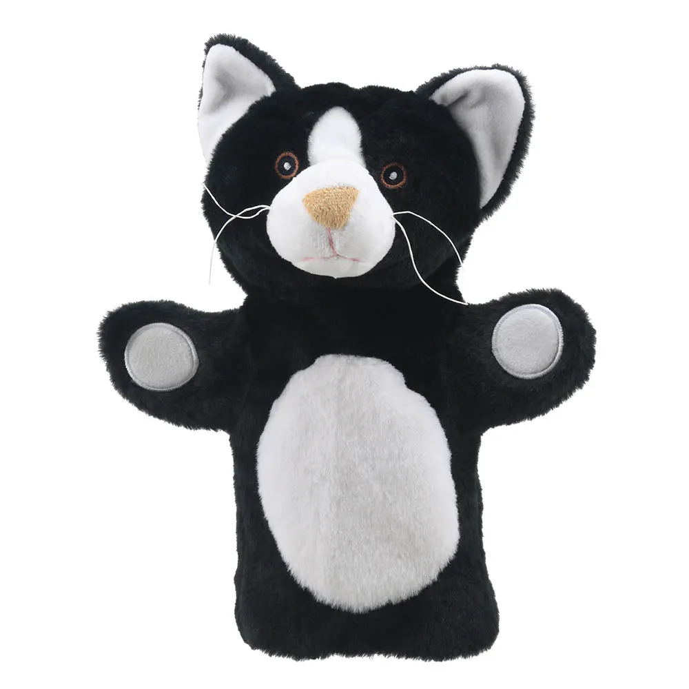 The Puppet Company Eco Puppet Buddies Cat (Black and White)