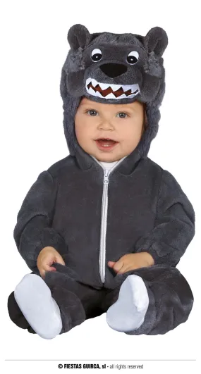 Toddler Little Big Bad Wolf Halloween Fancy Dress Animal Costume