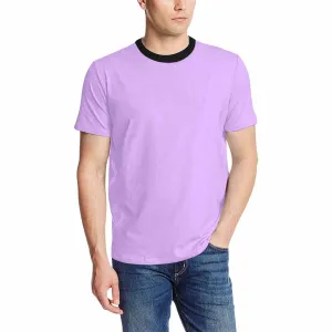 Uniquely You Mens T-Shirt /  Mauve Purple     - Short Sleeve Casual Shirt