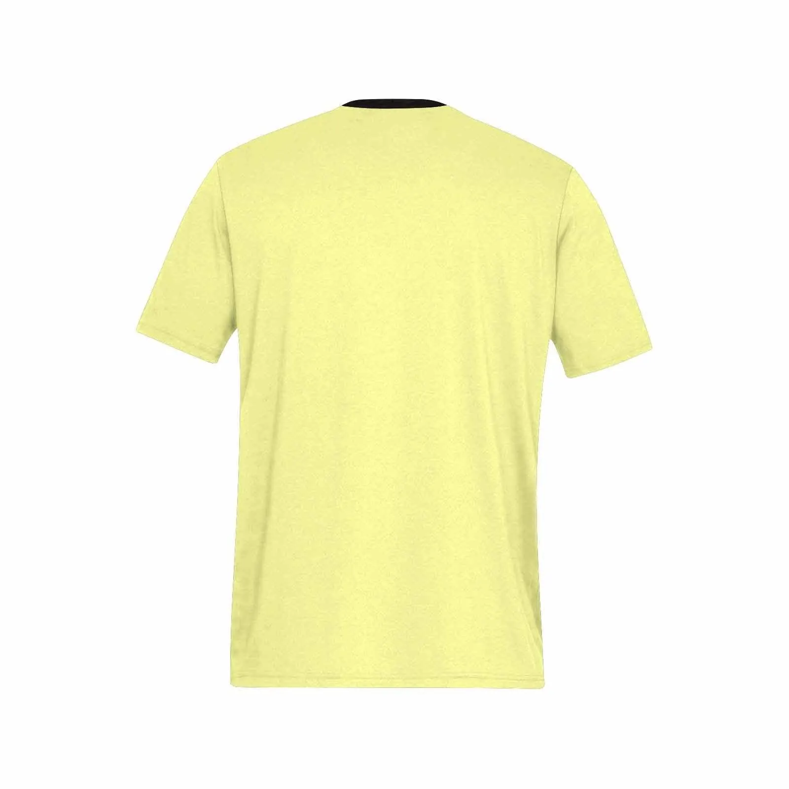 Uniquely You Mens T-Shirt /  Pastel Yellow     - Short Sleeve Casual Shirt