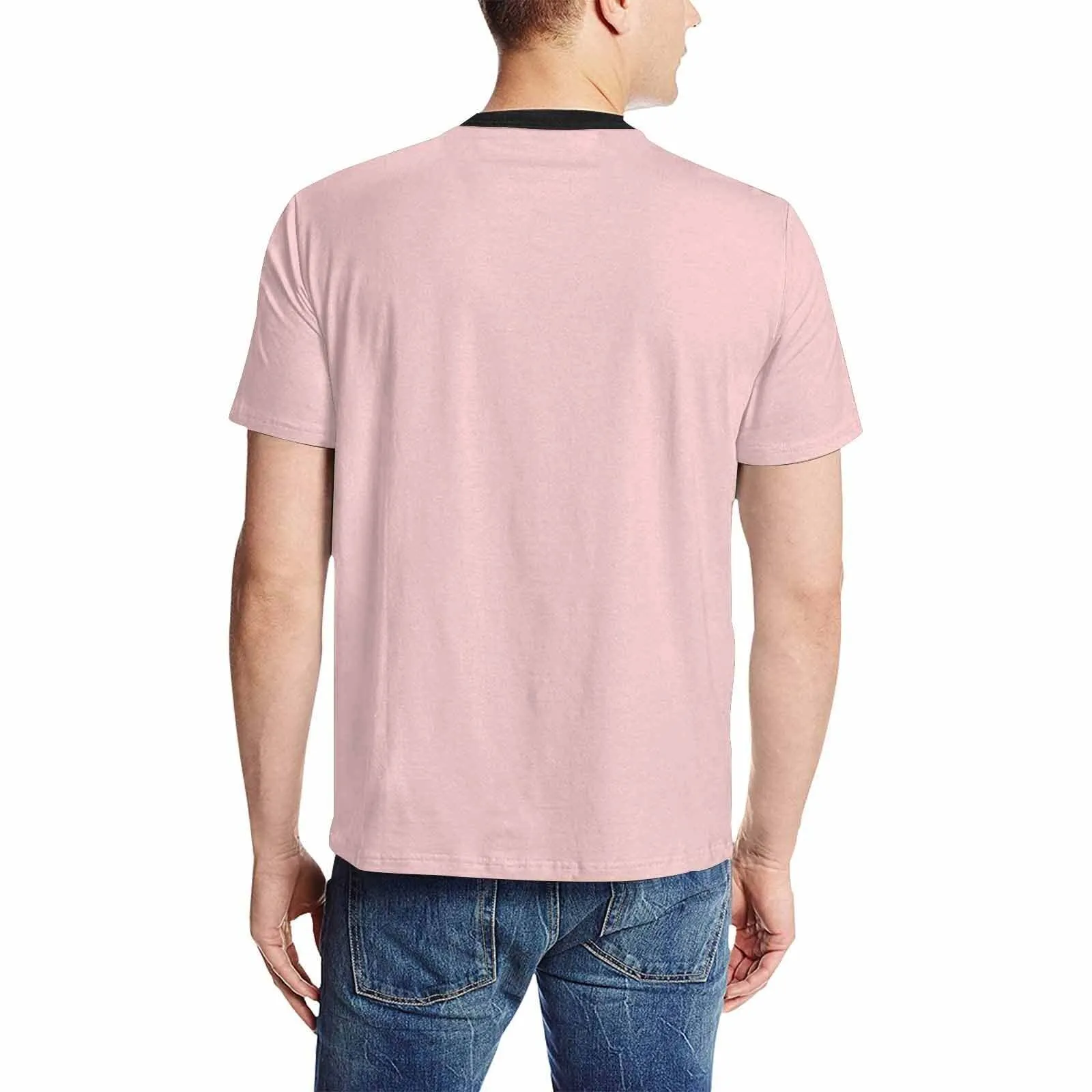 Uniquely You Mens T-Shirt /  Rose Quartz Red     - Short Sleeve Casual Shirt