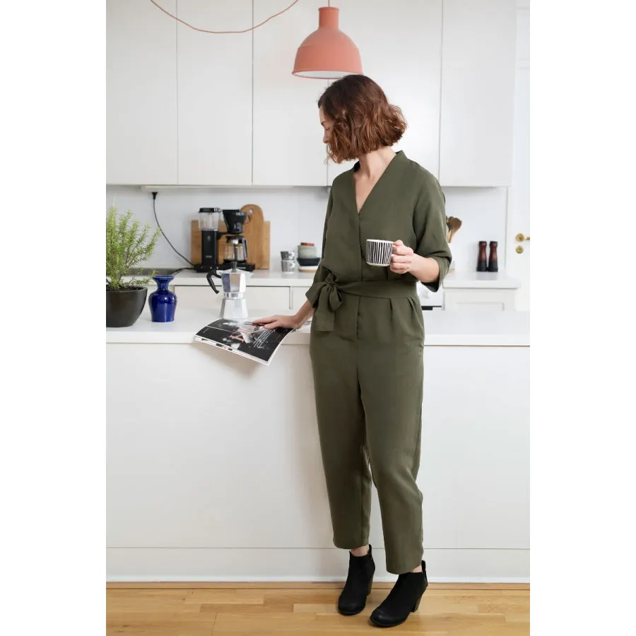 V-Neck Jumpsuit - Sewing Pattern | The Assembly Line