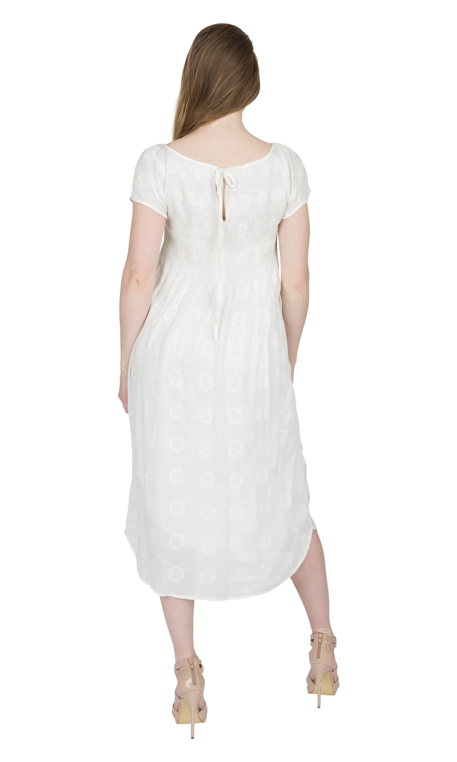 Velvet by Graham & Spencer Marcella Embroidered Gauze Dress