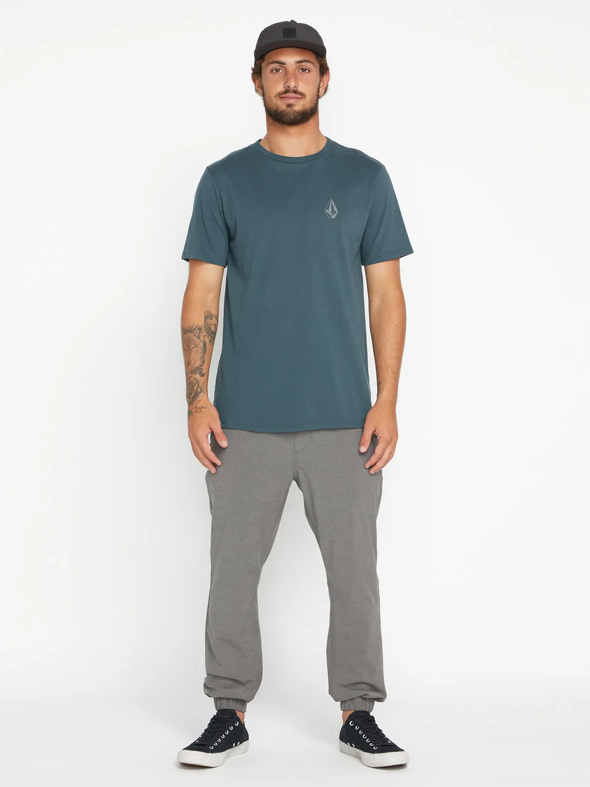 Volcom Stone Tech Short Sleeve Tee - Cruzer Blue