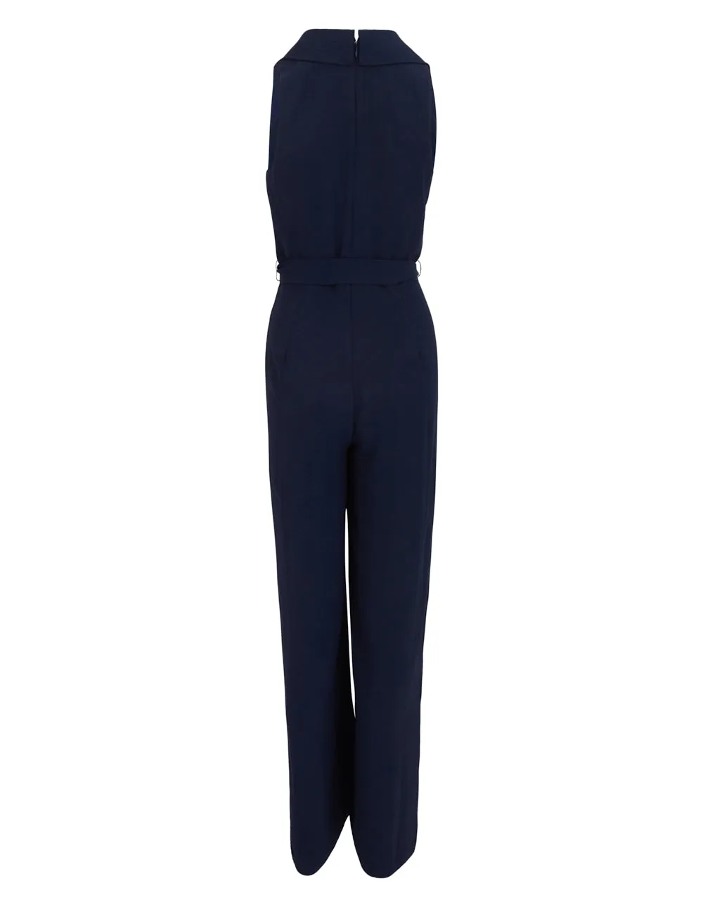 Washer Poly Collared Jumpsuit