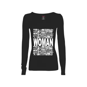 Woman in Every Language Long-Sleeve T-shirt