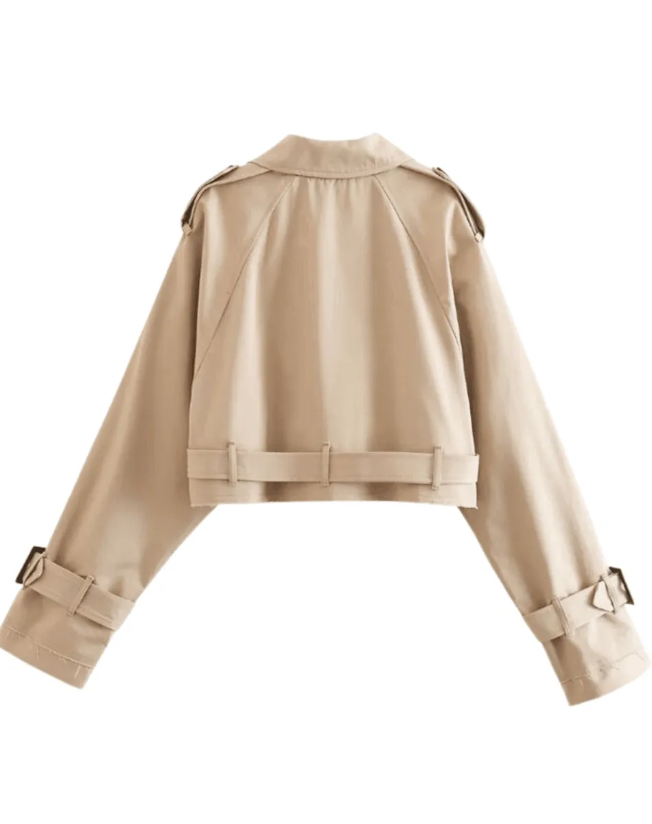 Women's Spring Belted Jacket