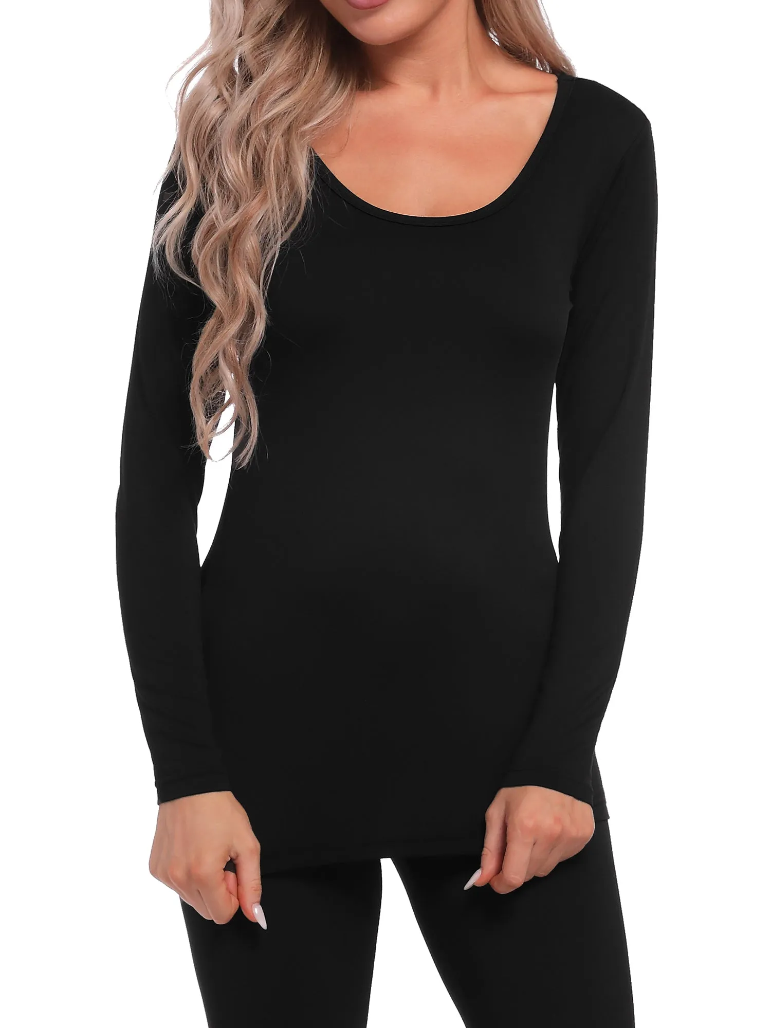 Womens Thermal Underwear Lightweight Tops