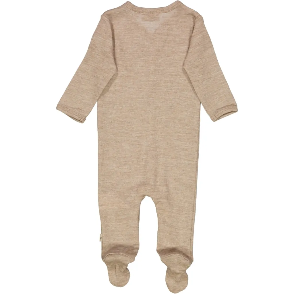 Wool Jumpsuit WF - khaki melange