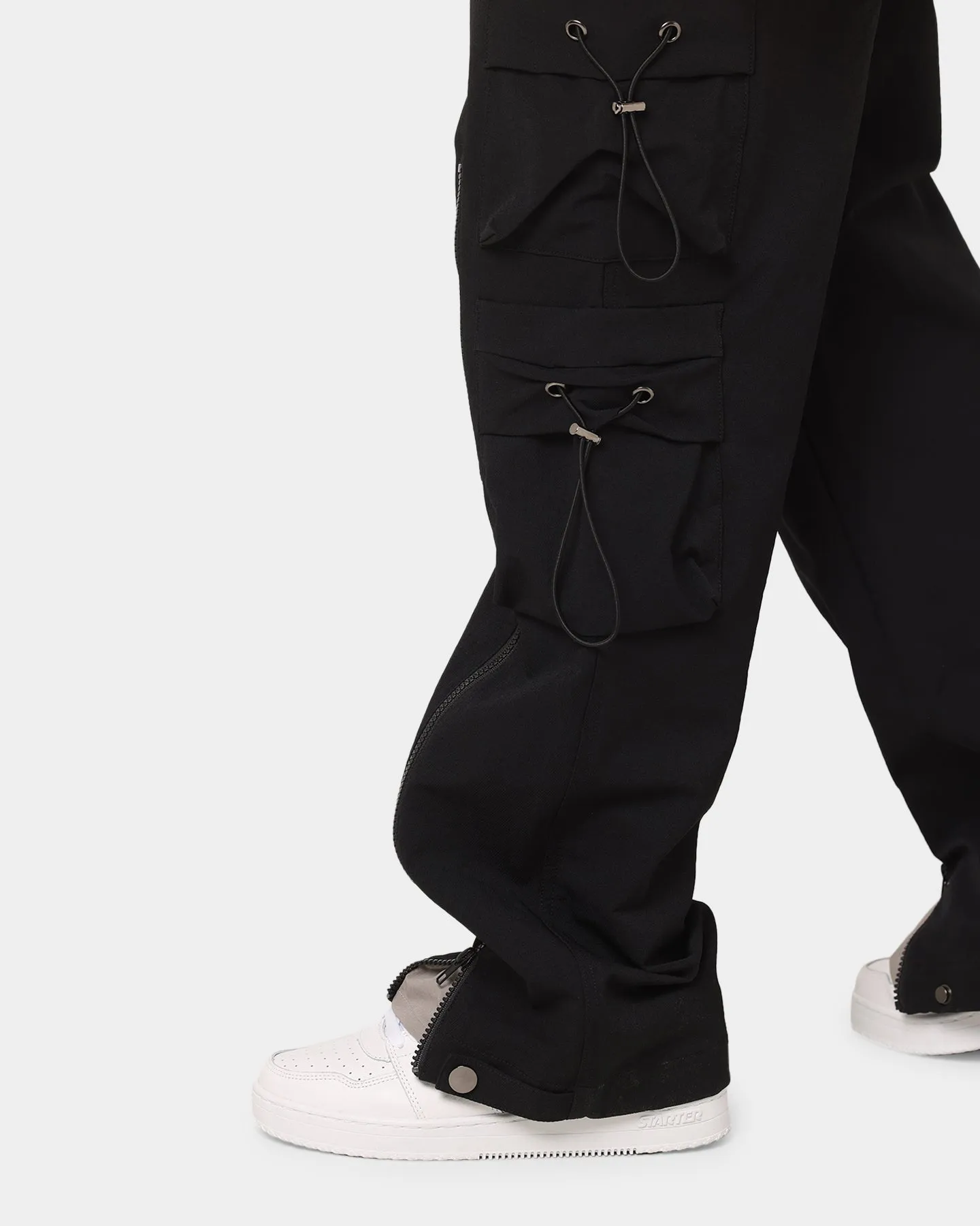 XXIII Rialto Zipper Cargo Pants Black/Grey