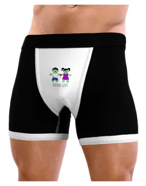 Zombie Love Couple Halloween Mens Boxer Brief Underwear