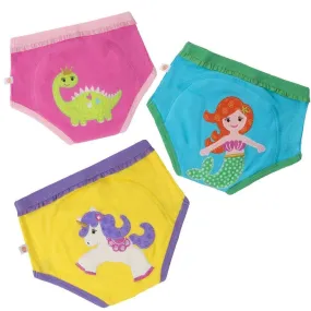 Zoocchini Organic Potty Training Pants Set of 3 - Fairy Tails